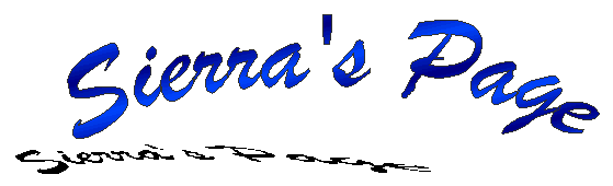 Sierra's Page